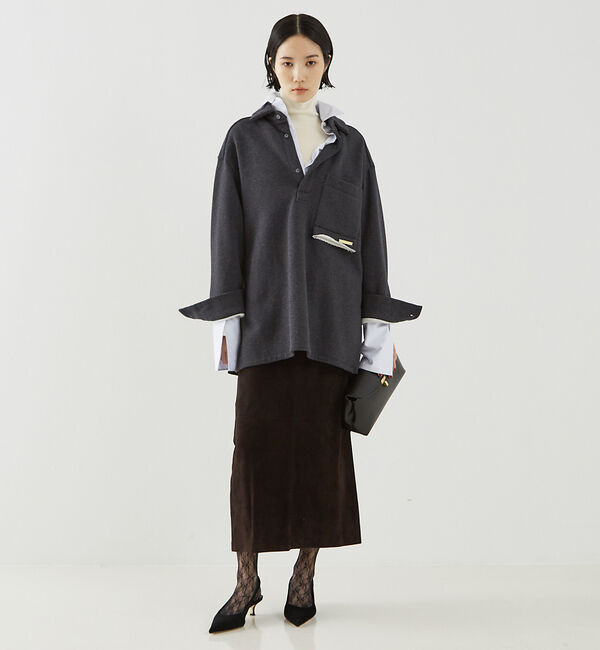 The Store by C' 「【COCUCA】ゴートスエードスカート」|スカート|