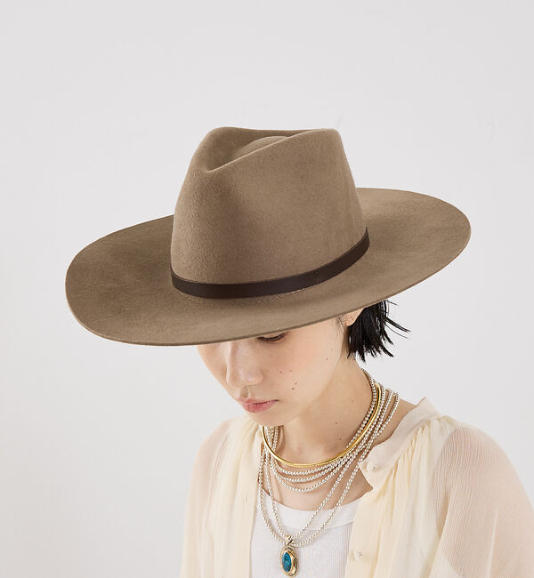 The Store by C' 「【JANESSA LEONE】HARLEY HAT／中折れハット」|その他|ブラウン