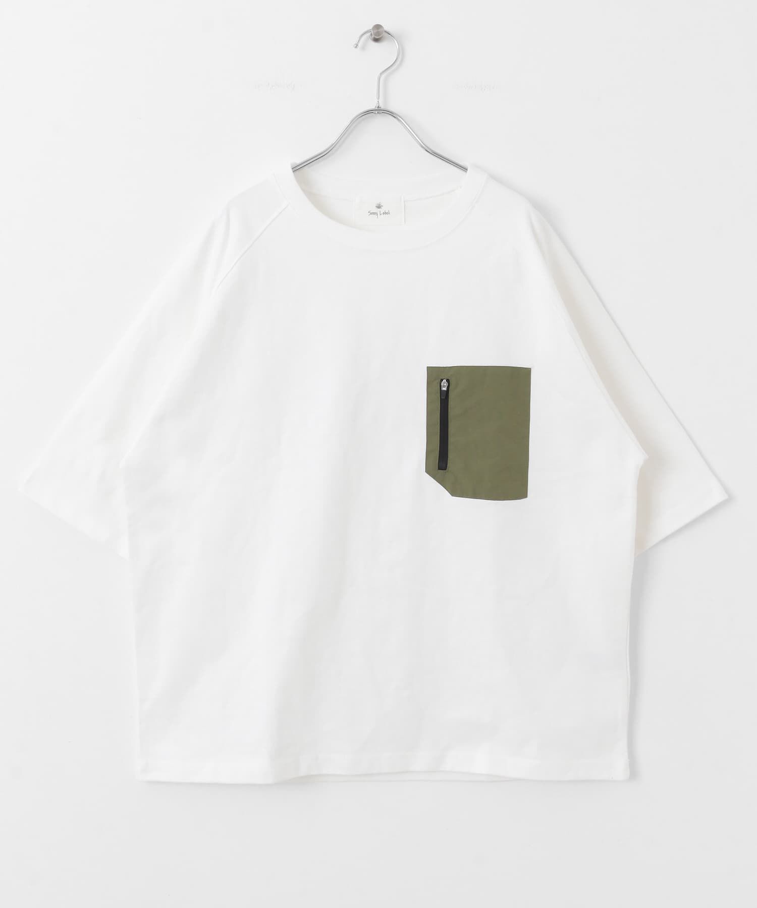Sonny Label 「ナイロンポケット切替ハーフスリーブTEE」|Tシャツ・カットソー|