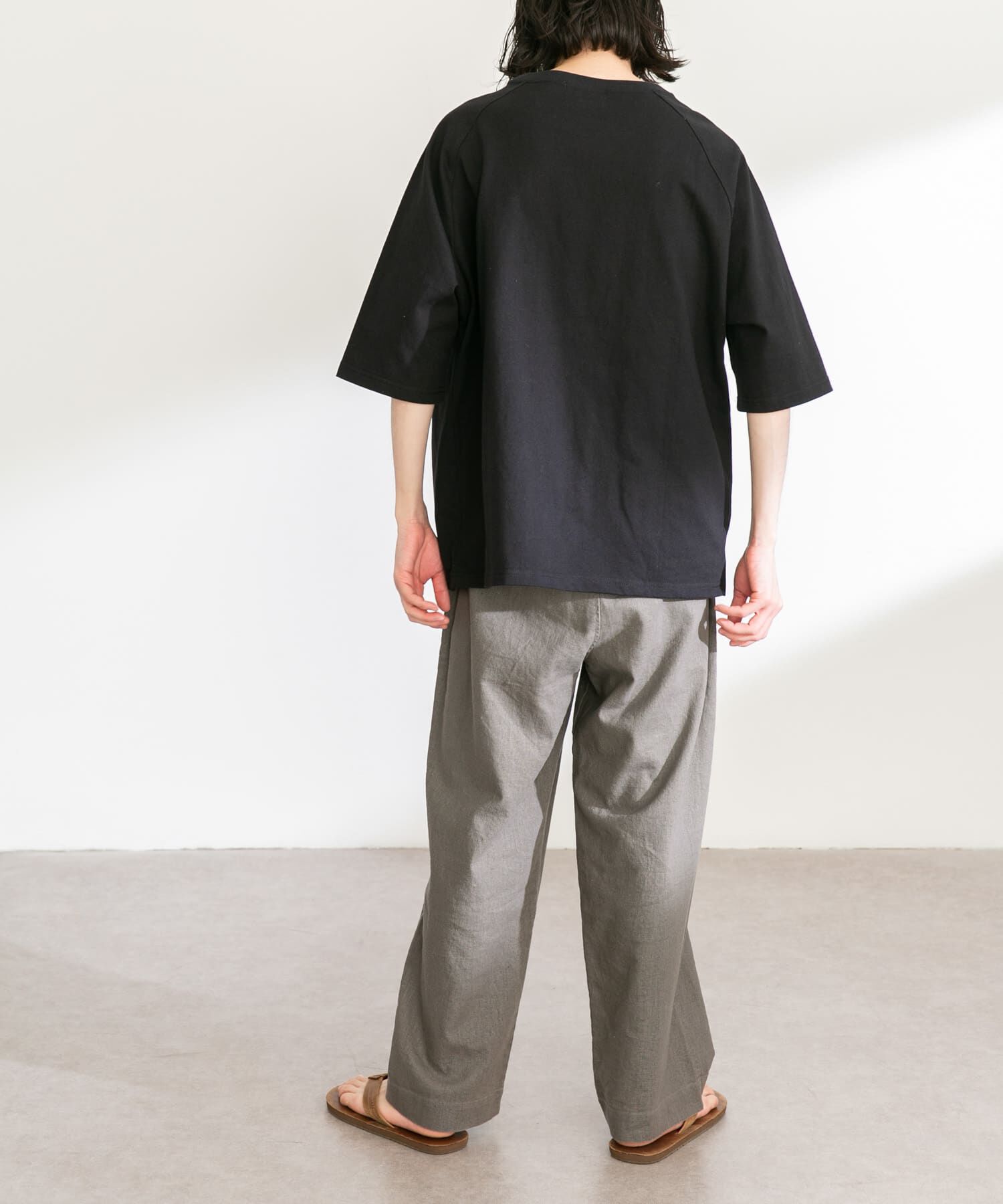 Sonny Label 「ナイロンポケット切替ハーフスリーブTEE」|Tシャツ・カットソー|