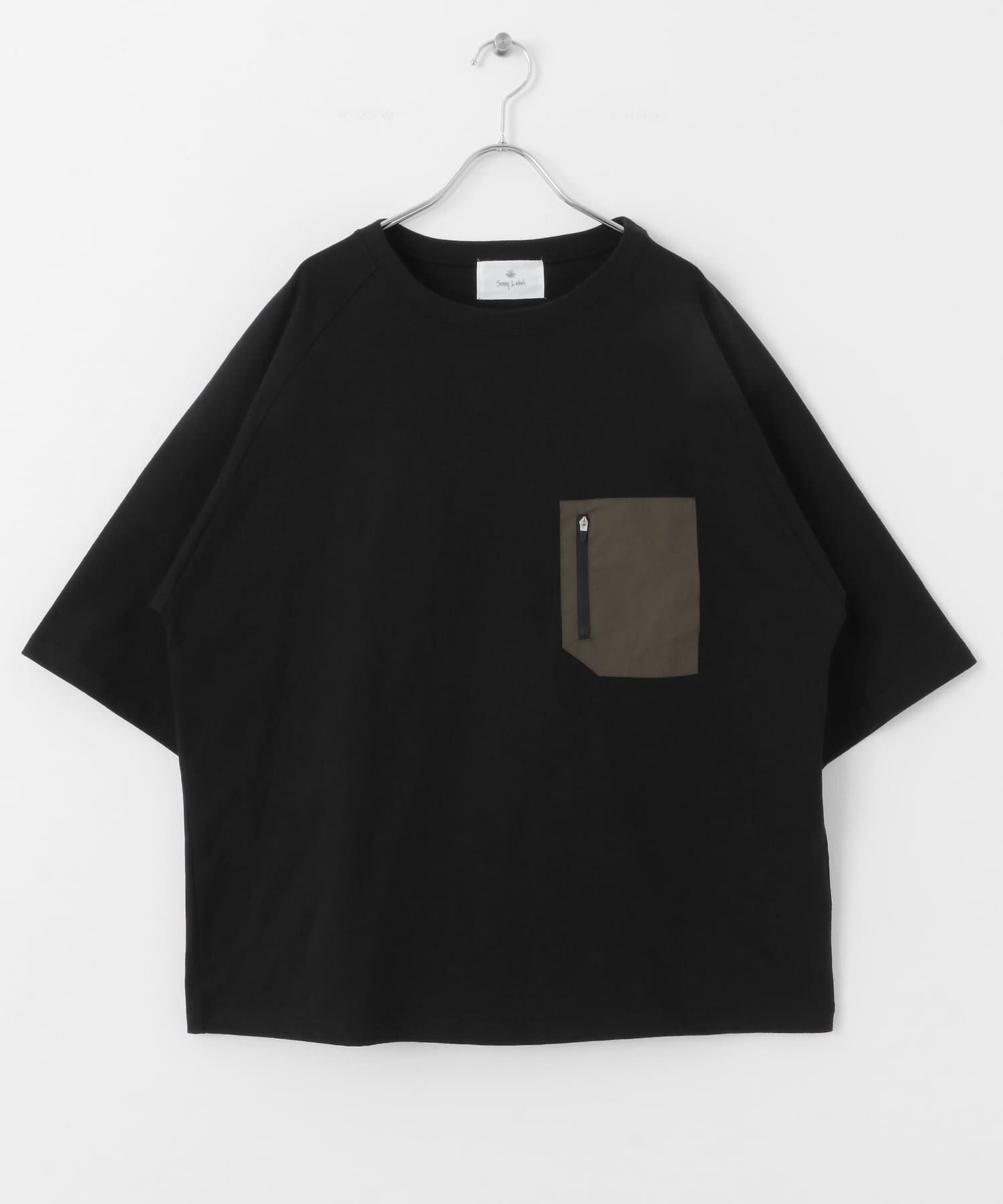 Sonny Label 「ナイロンポケット切替ハーフスリーブTEE」|Tシャツ・カットソー|