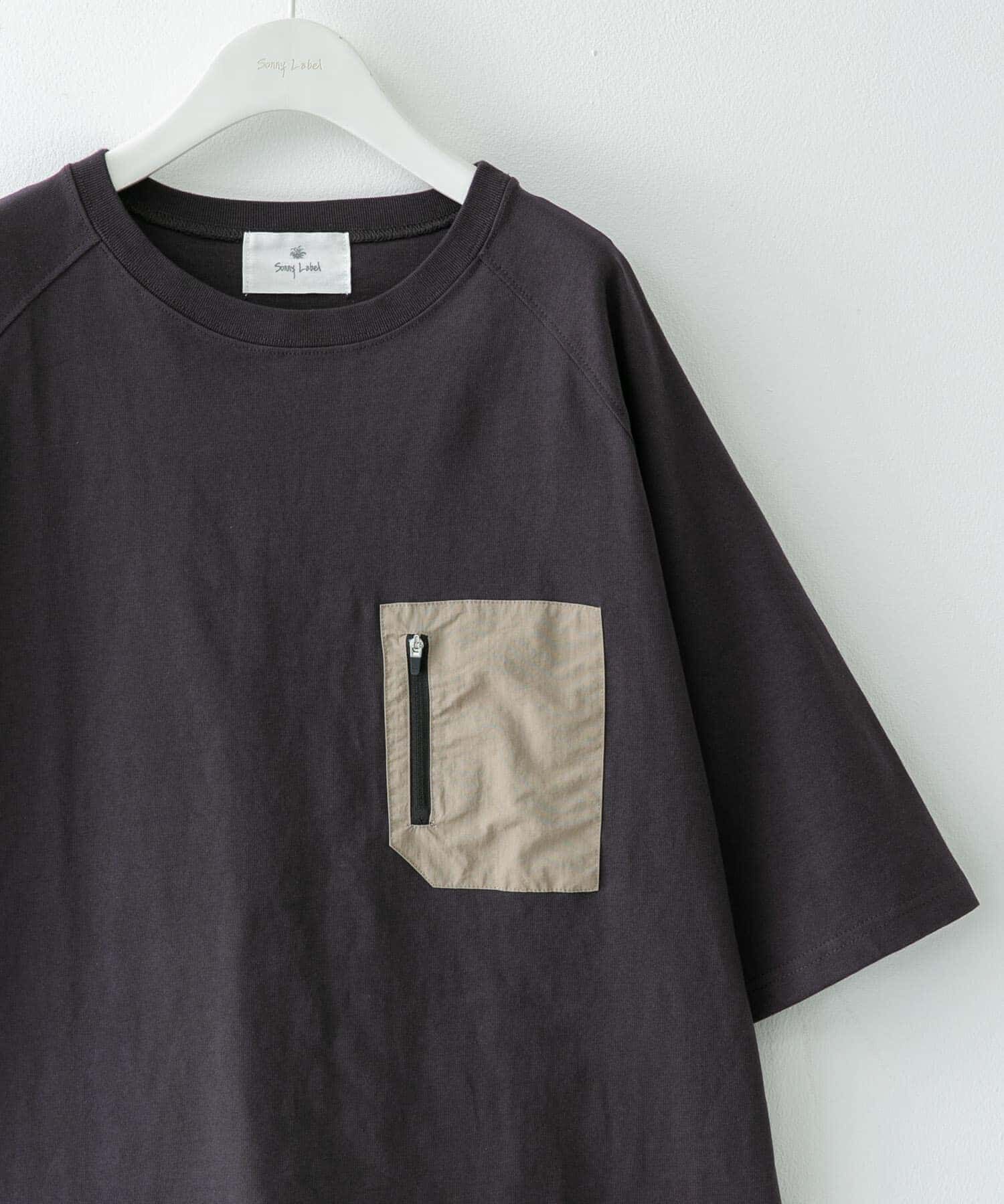 Sonny Label 「ナイロンポケット切替ハーフスリーブTEE」|Tシャツ・カットソー|