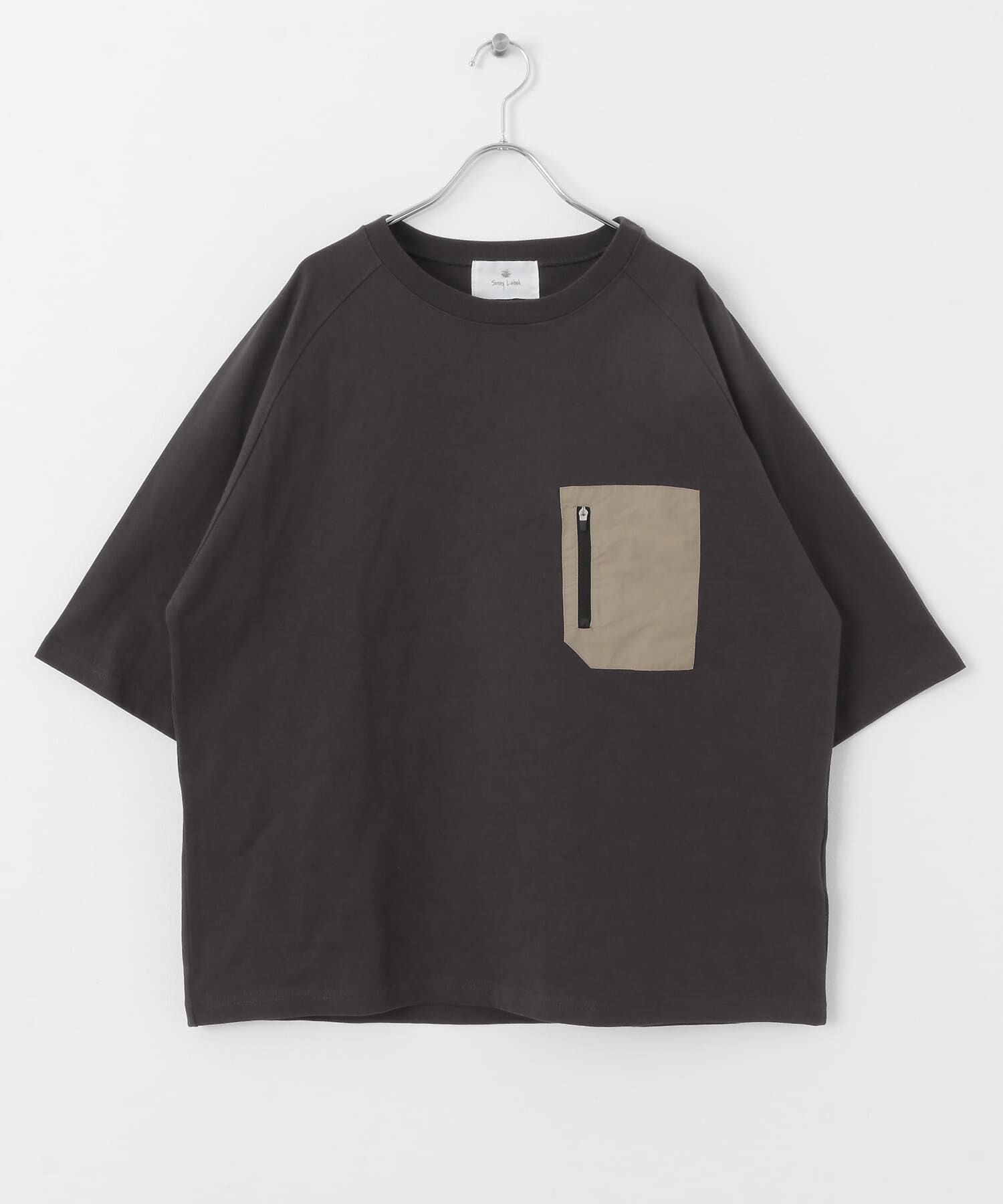 Sonny Label 「ナイロンポケット切替ハーフスリーブTEE」|Tシャツ・カットソー|