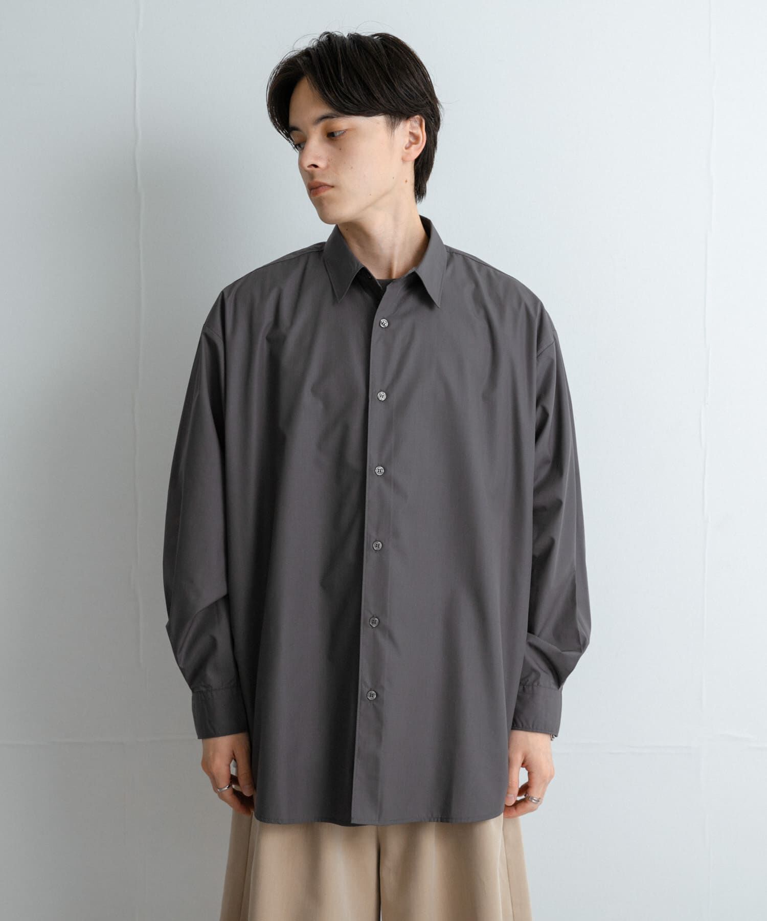 SENSE OF PLACE by URBAN RESEARCH「『ユニセックス』ブロードレギュラーカラールーズシャツ」|シャツ・ブラウス|