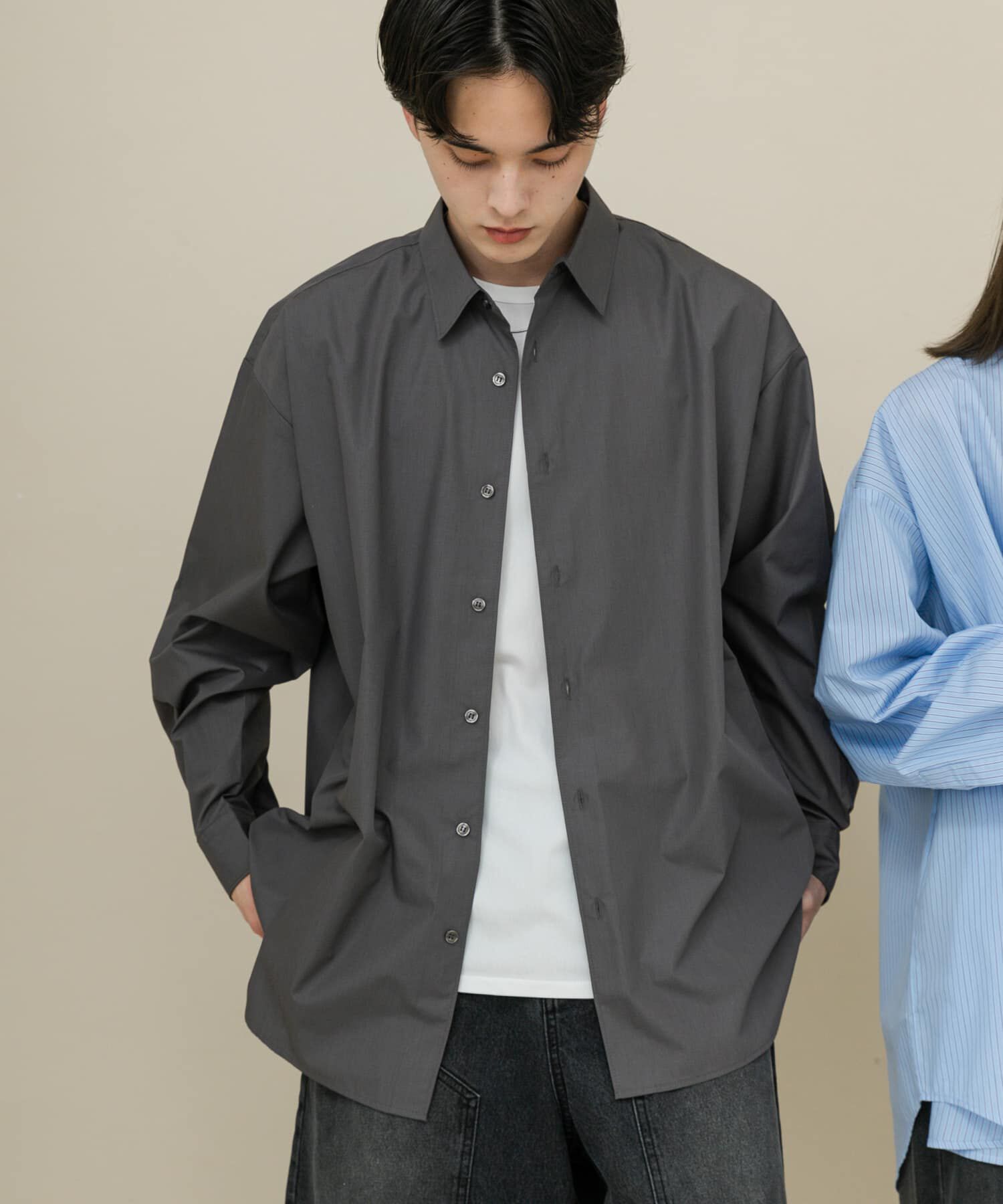 SENSE OF PLACE by URBAN RESEARCH「『ユニセックス』ブロードレギュラーカラールーズシャツ」|シャツ・ブラウス|