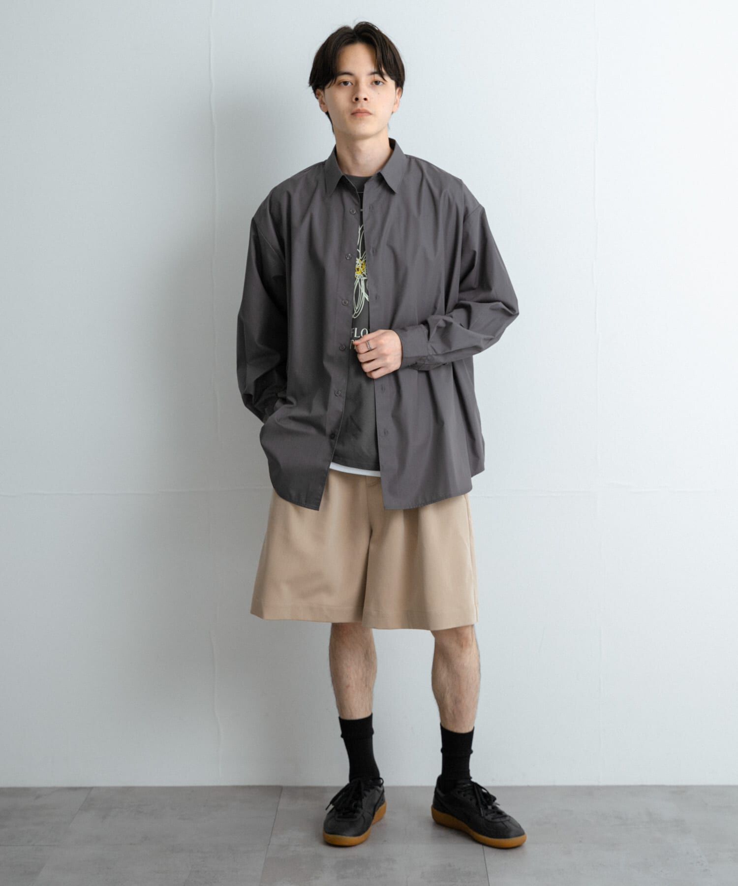 SENSE OF PLACE by URBAN RESEARCH「『ユニセックス』ブロードレギュラーカラールーズシャツ」|シャツ・ブラウス|