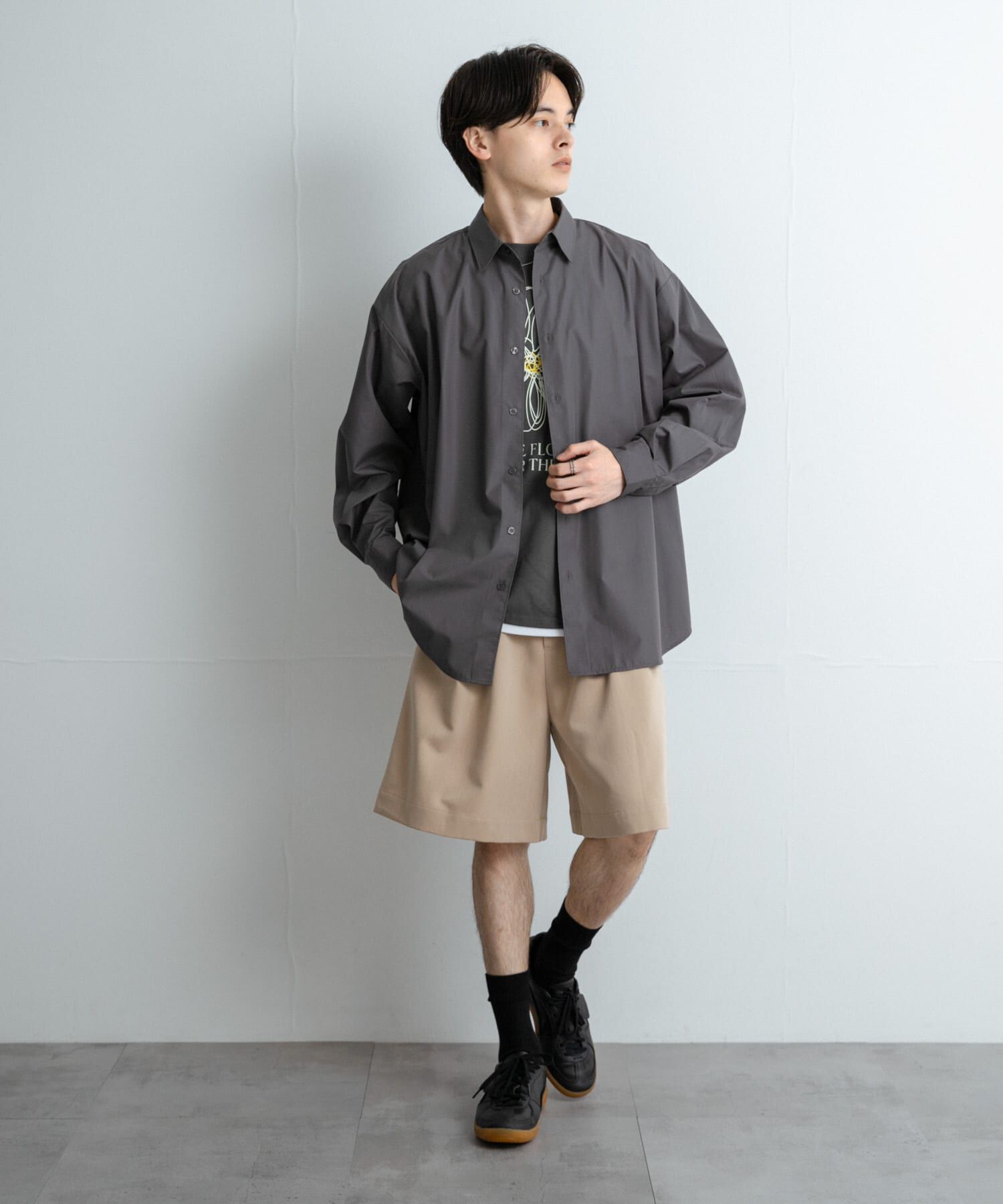 SENSE OF PLACE by URBAN RESEARCH「『ユニセックス』ブロードレギュラーカラールーズシャツ」|シャツ・ブラウス|