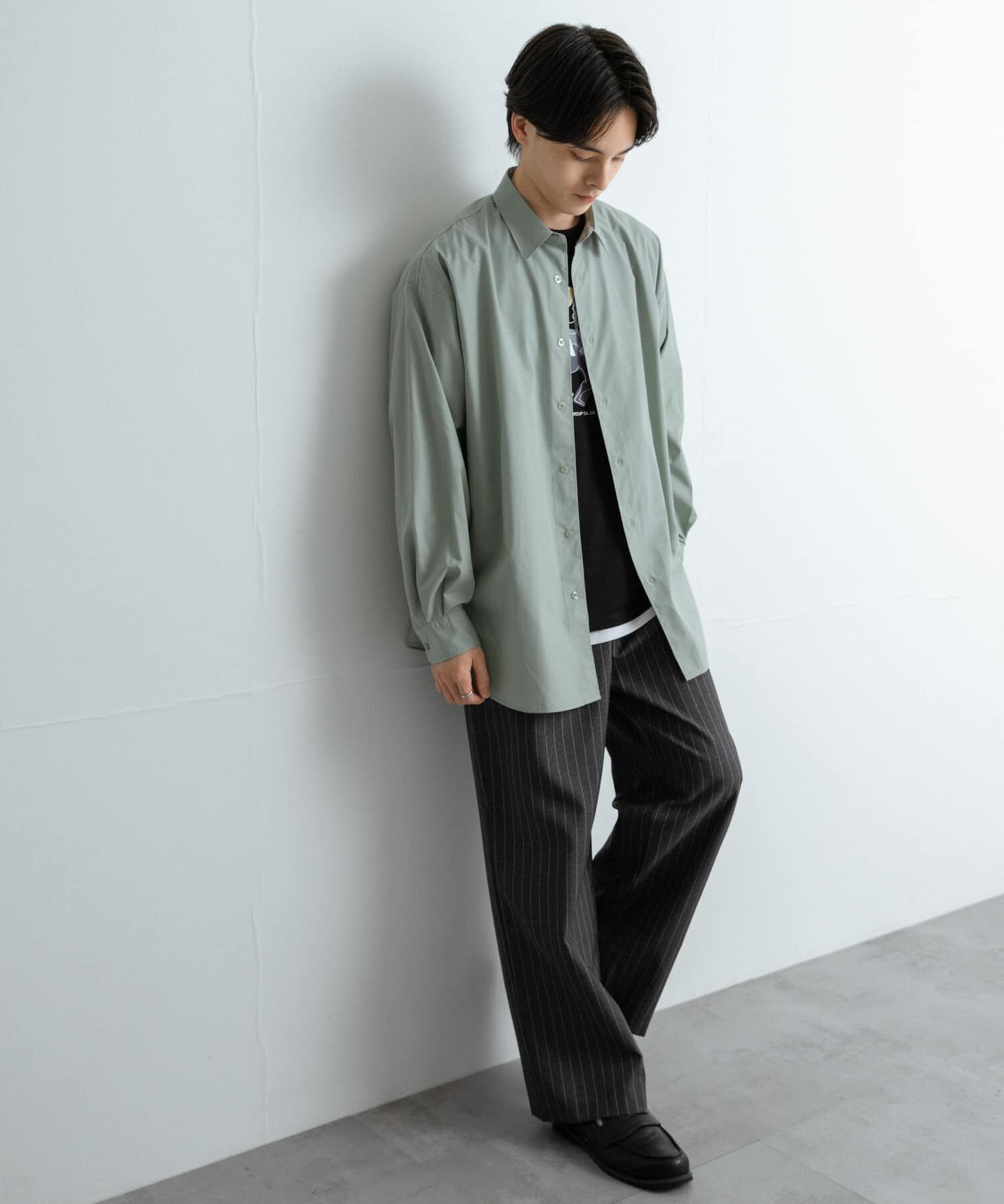 SENSE OF PLACE by URBAN RESEARCH「『ユニセックス』ブロードレギュラーカラールーズシャツ」|シャツ・ブラウス|