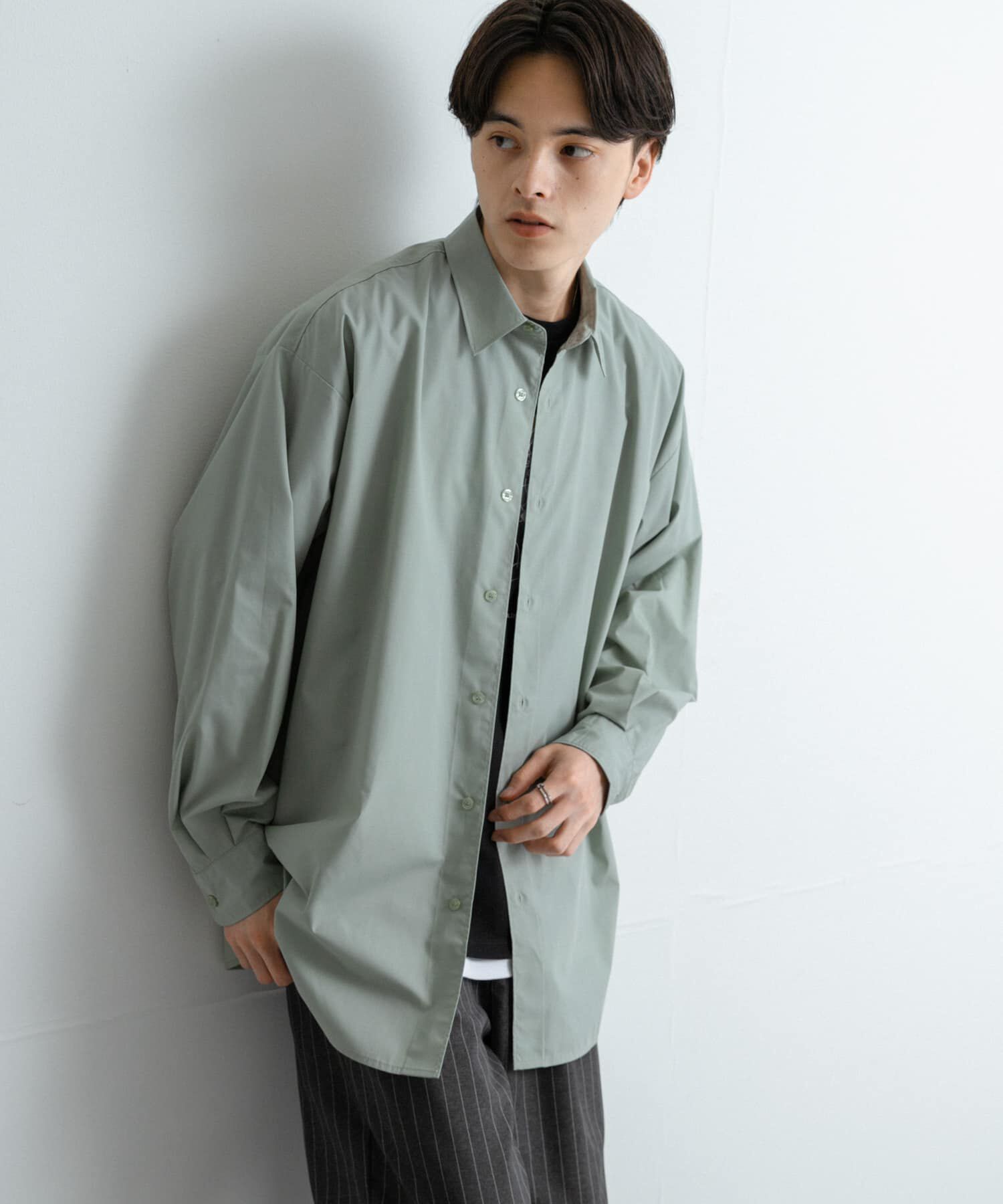 SENSE OF PLACE by URBAN RESEARCH「『ユニセックス』ブロードレギュラーカラールーズシャツ」|シャツ・ブラウス|