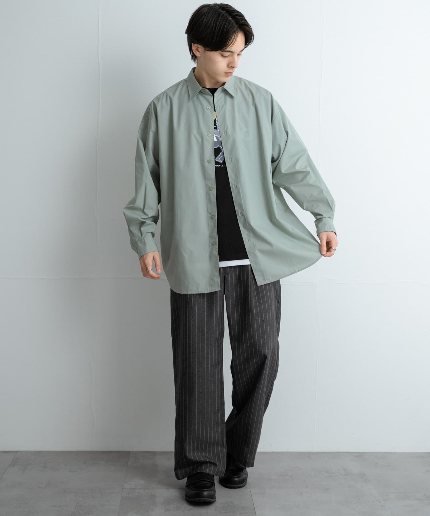 SENSE OF PLACE by URBAN RESEARCH「『ユニセックス』ブロードレギュラーカラールーズシャツ」|シャツ・ブラウス|