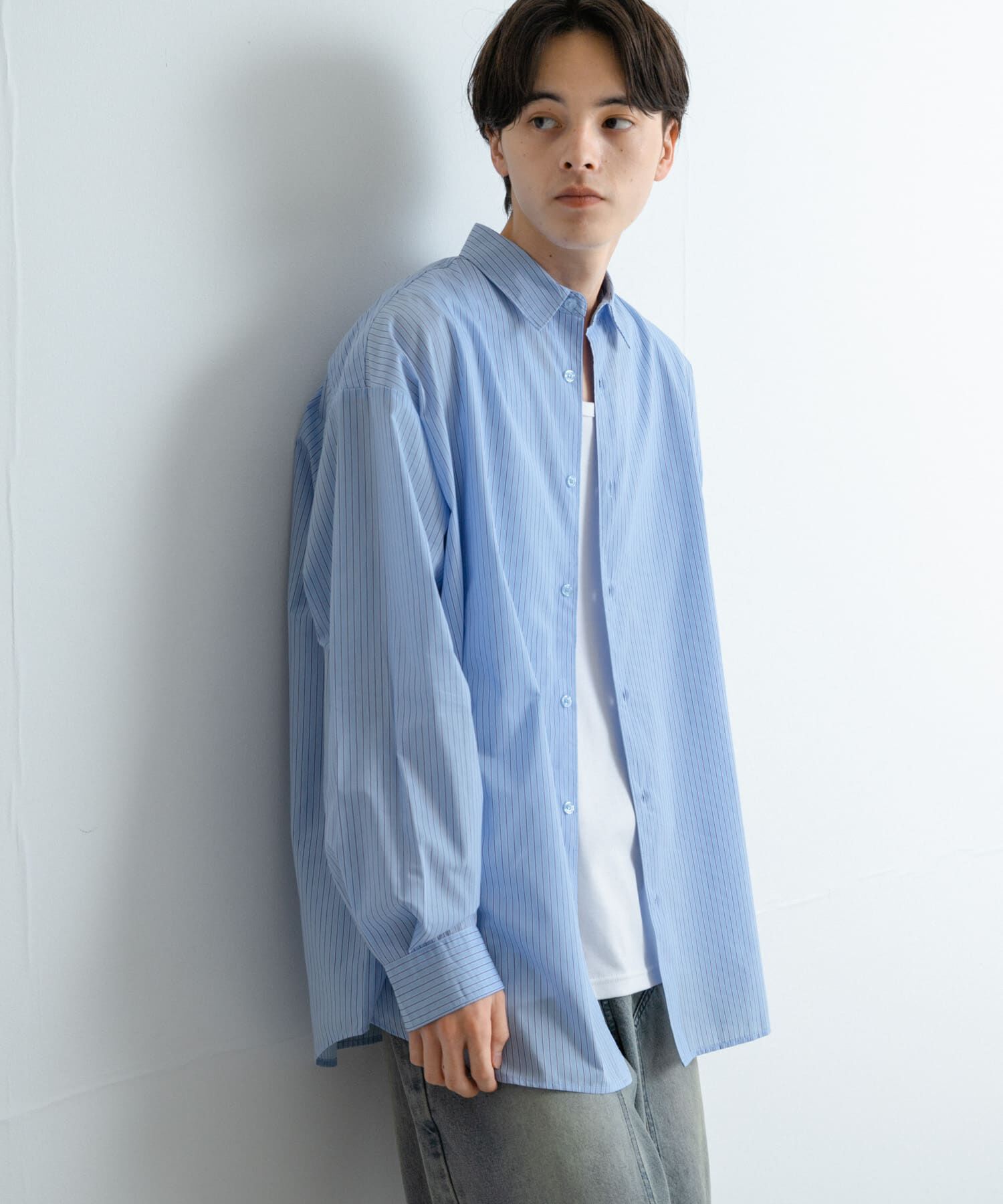 SENSE OF PLACE by URBAN RESEARCH「『ユニセックス』ブロードレギュラーカラールーズシャツ」|シャツ・ブラウス|