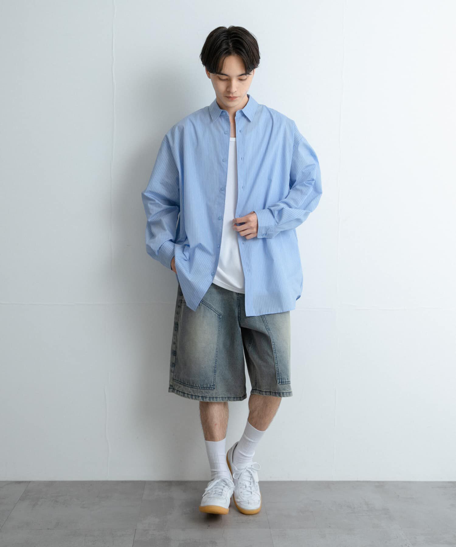 SENSE OF PLACE by URBAN RESEARCH「『ユニセックス』ブロードレギュラーカラールーズシャツ」|シャツ・ブラウス|