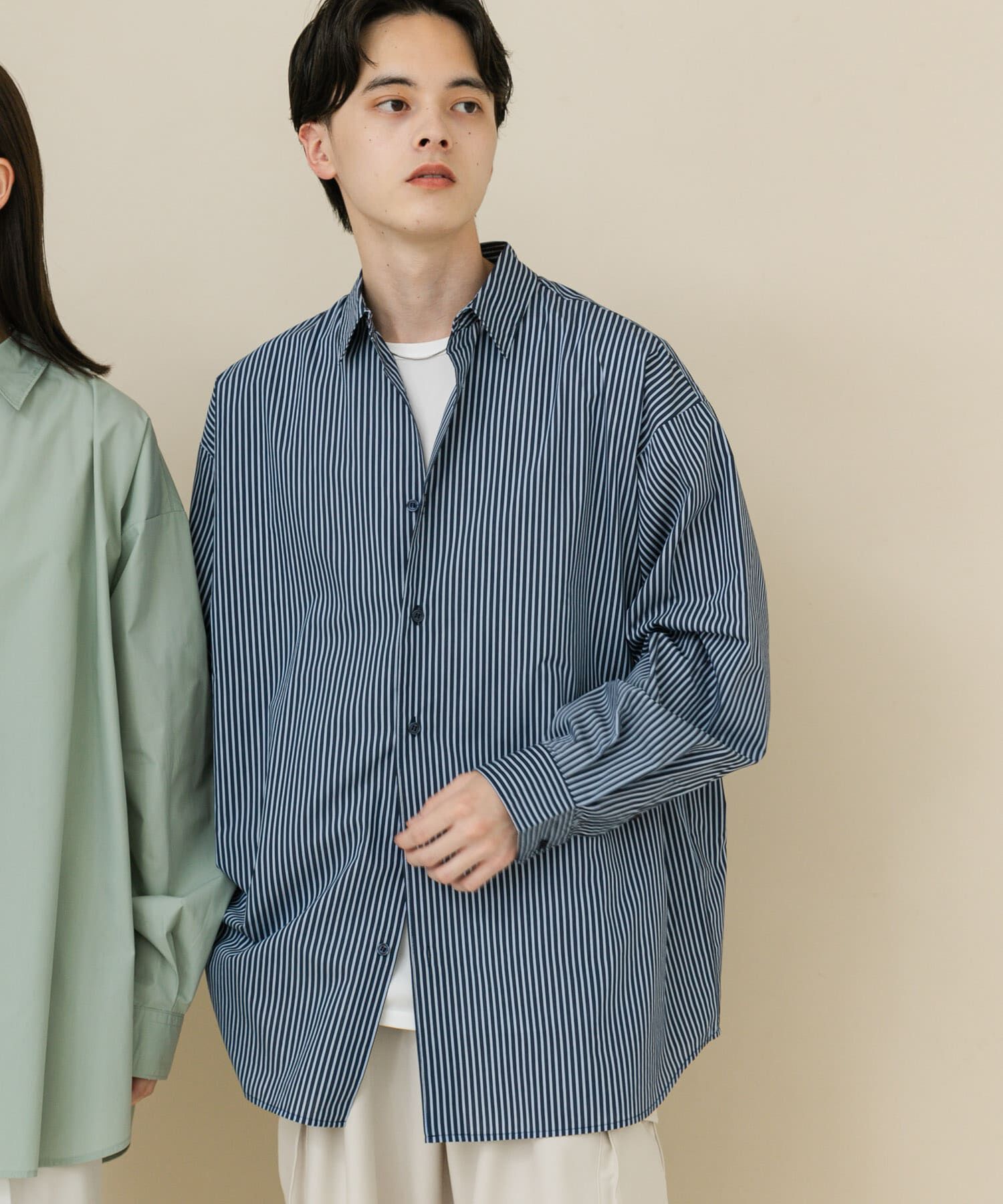 SENSE OF PLACE by URBAN RESEARCH「『ユニセックス』ブロードレギュラーカラールーズシャツ」|シャツ・ブラウス|