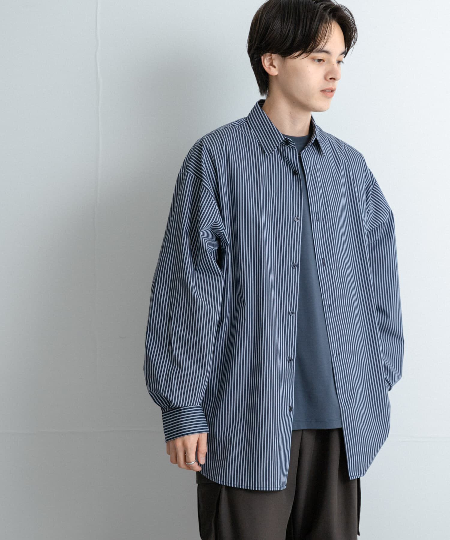 SENSE OF PLACE by URBAN RESEARCH「『ユニセックス』ブロードレギュラーカラールーズシャツ」|シャツ・ブラウス|