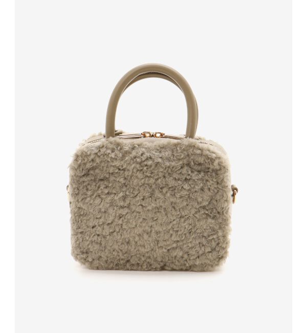  「ボアコンビ2WAYミニボストン」|ボストンバッグ|