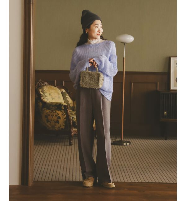  「ボアコンビ2WAYミニボストン」|ボストンバッグ|