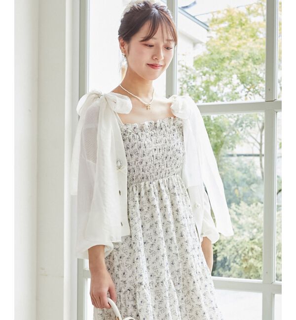  「チャームボタンUVカットカーディガン」|カーディガン|