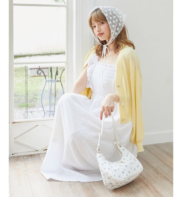  「チャームボタンUVカットカーディガン」|カーディガン|