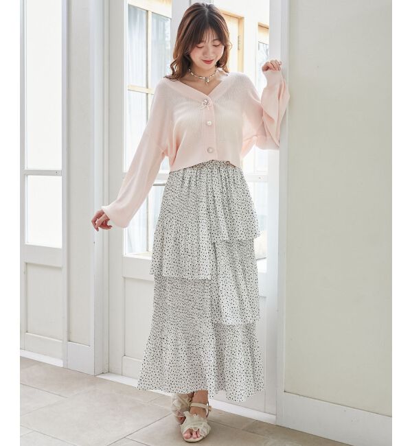  「チャームボタンUVカットカーディガン」|カーディガン|