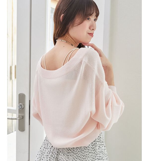  「チャームボタンUVカットカーディガン」|カーディガン|