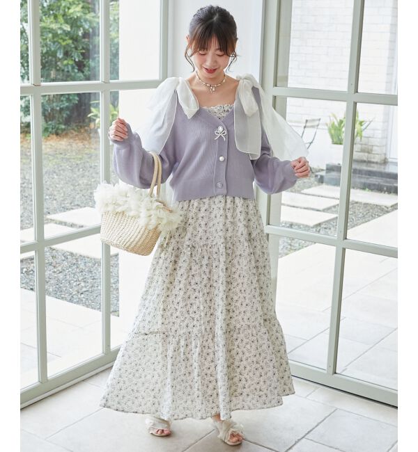  「チャームボタンUVカットカーディガン」|カーディガン|