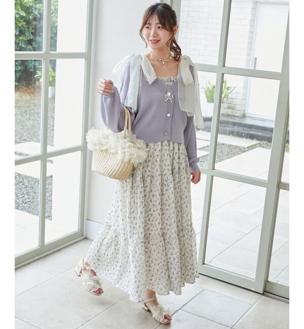  「チャームボタンUVカットカーディガン」|カーディガン|