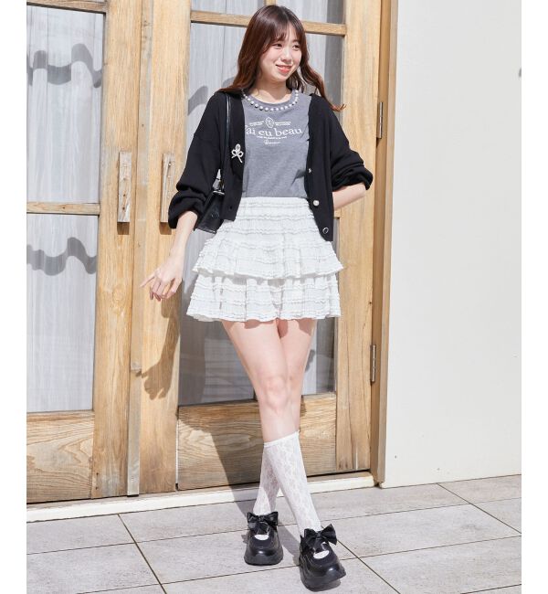  「チャームボタンUVカットカーディガン」|カーディガン|