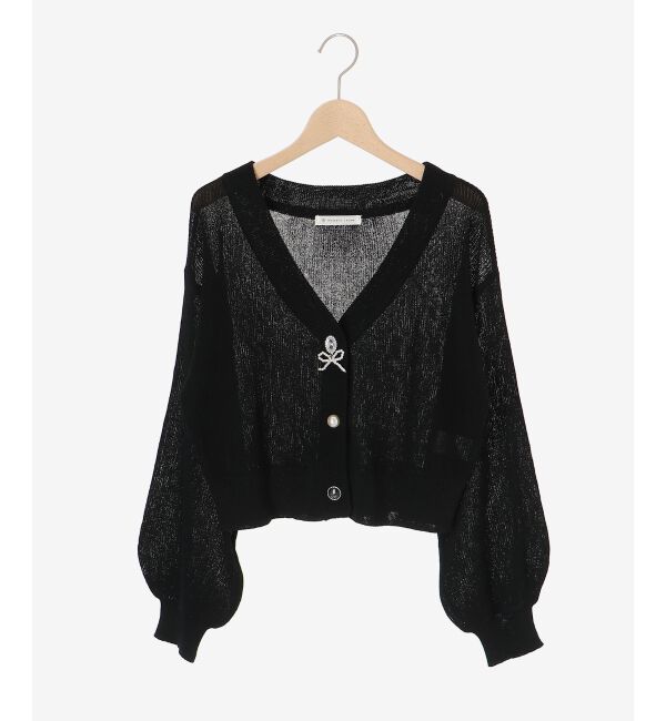  「チャームボタンUVカットカーディガン」|カーディガン|