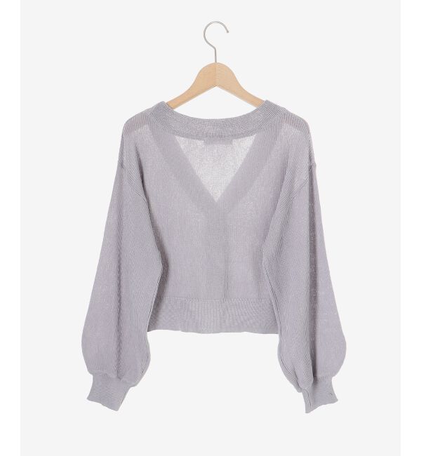  「チャームボタンUVカットカーディガン」|カーディガン|