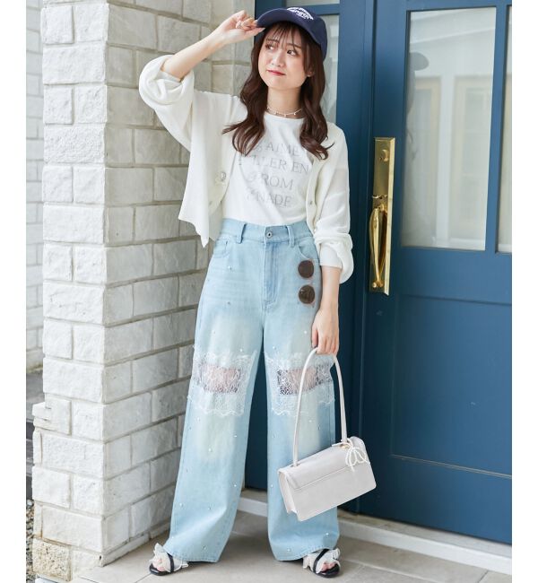  「チャームボタンUVカットカーディガン」|カーディガン|