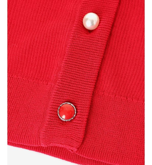  「チャームボタンUVカットカーディガン」|カーディガン|