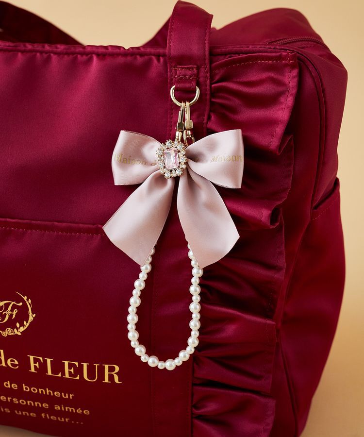 Maison de FLEUR「ビジューリボンパールストラップ」|その他|