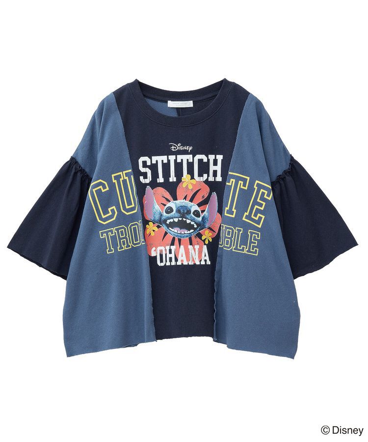 Green Parks「スティッチ/リメイク風ドッキングTシャツ」|Tシャツ・カットソー|