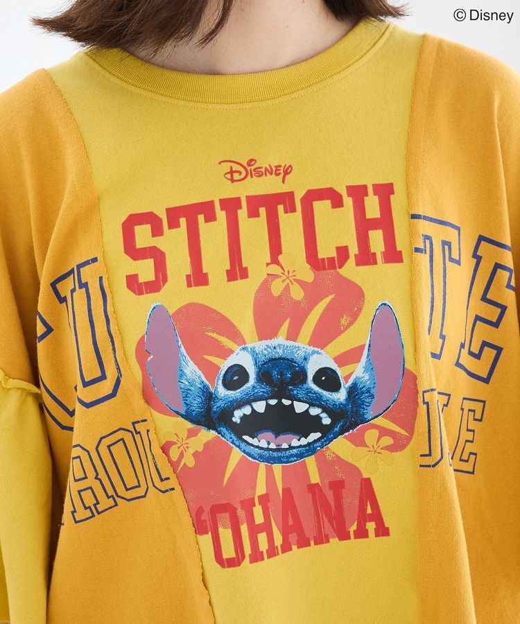 Green Parks「スティッチ/リメイク風ドッキングTシャツ」|Tシャツ・カットソー|