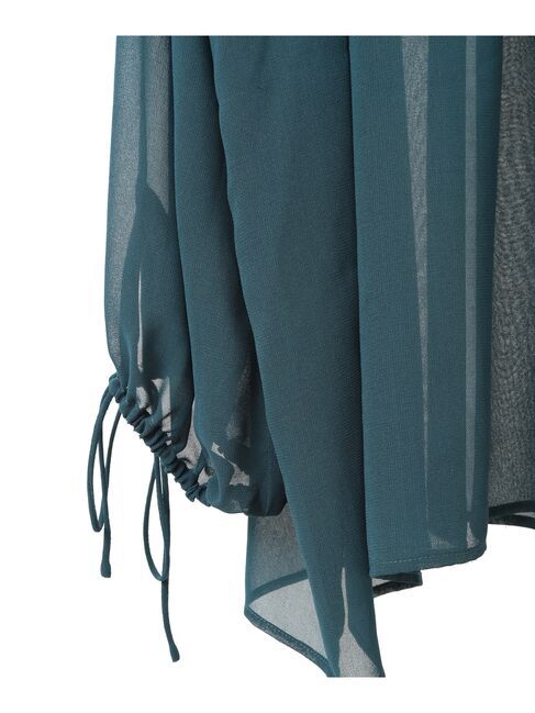 YECCA VECCA「ラッフルストリングシアーブラウス」|シャツ・ブラウス|