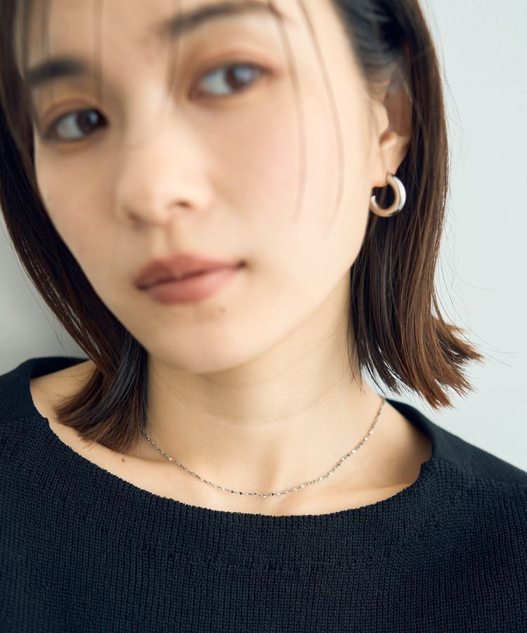 YECCA VECCA「デザインチェーンステンレスネックレス」|ネックレス|Silver
