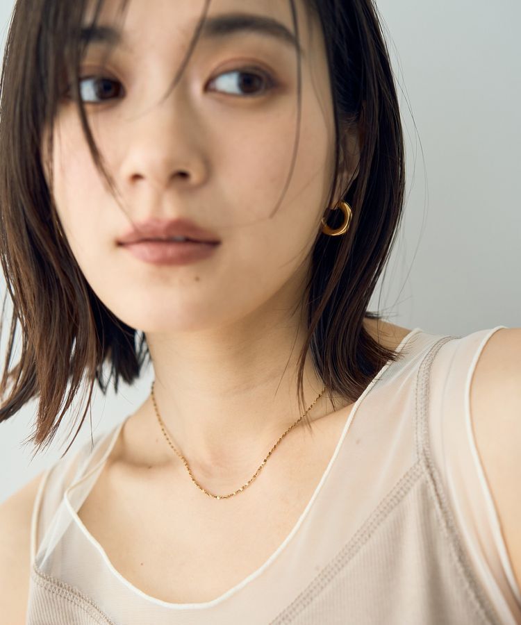 YECCA VECCA「デザインチェーンステンレスネックレス」|ネックレス|