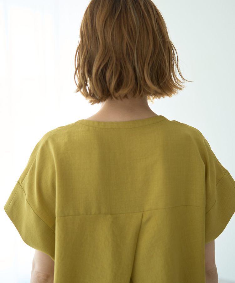 YECCA VECCA「タックスキッパーブラウス」|シャツ・ブラウス|
