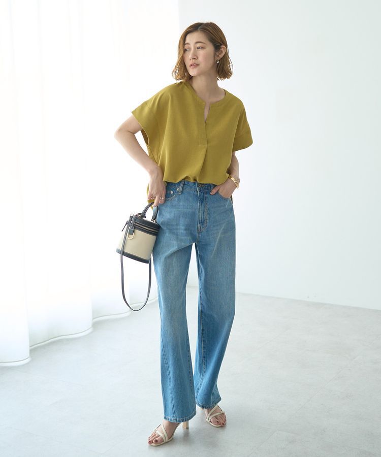 YECCA VECCA「タックスキッパーブラウス」|シャツ・ブラウス|