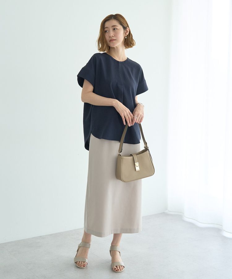 YECCA VECCA「タックスキッパーブラウス」|シャツ・ブラウス|