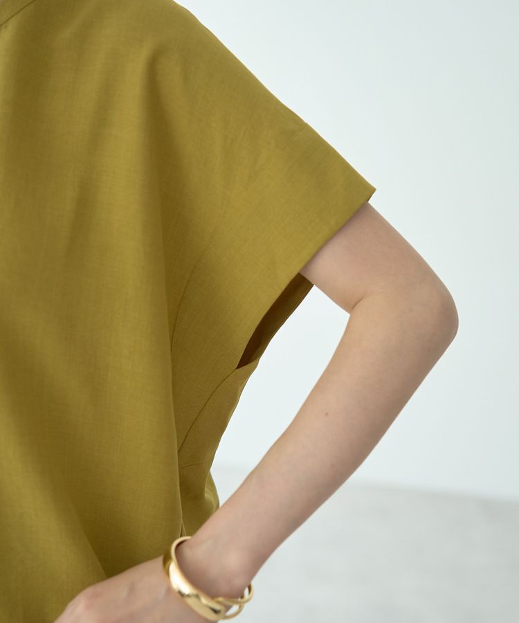 YECCA VECCA「タックスキッパーブラウス」|シャツ・ブラウス|