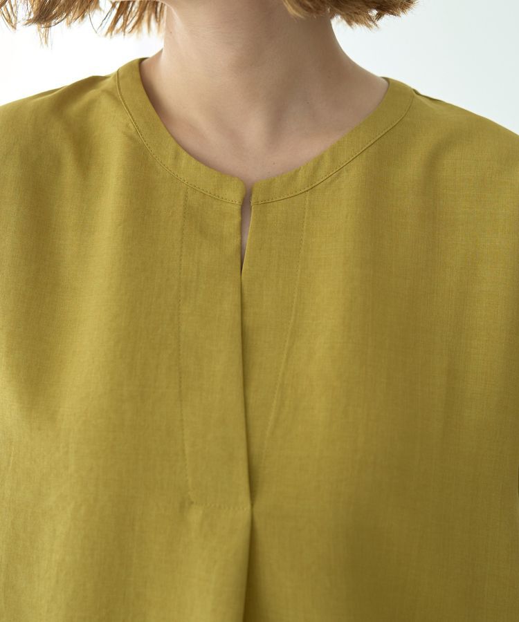 YECCA VECCA「タックスキッパーブラウス」|シャツ・ブラウス|