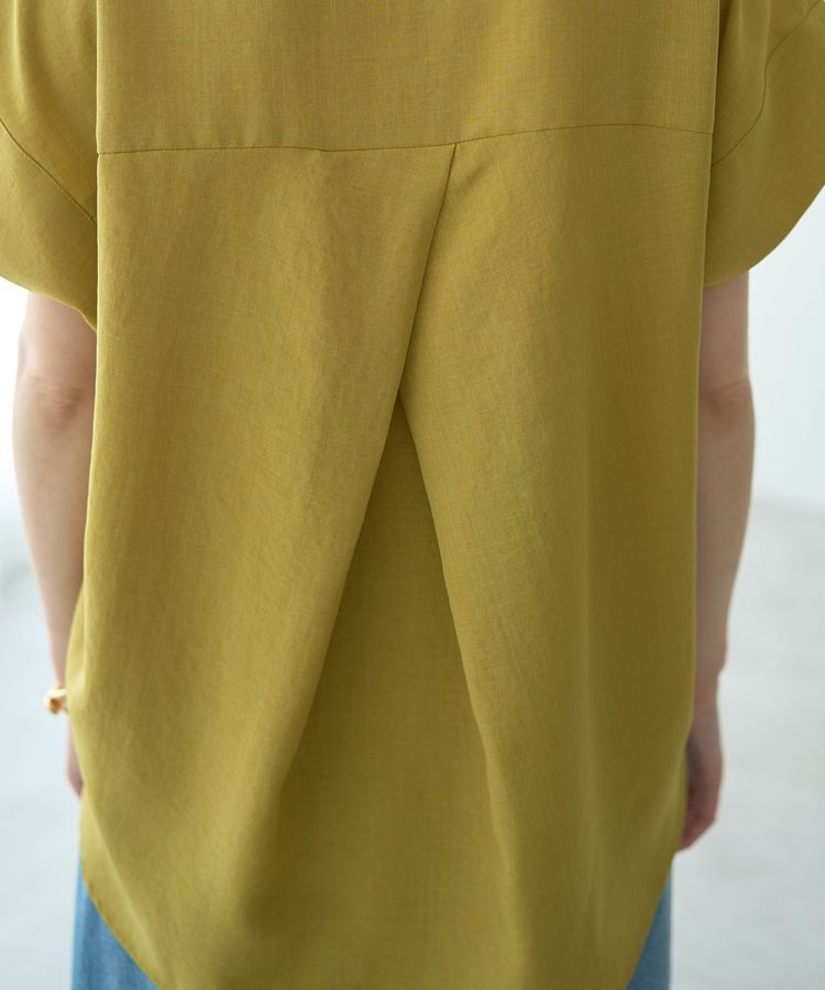 YECCA VECCA「タックスキッパーブラウス」|シャツ・ブラウス|