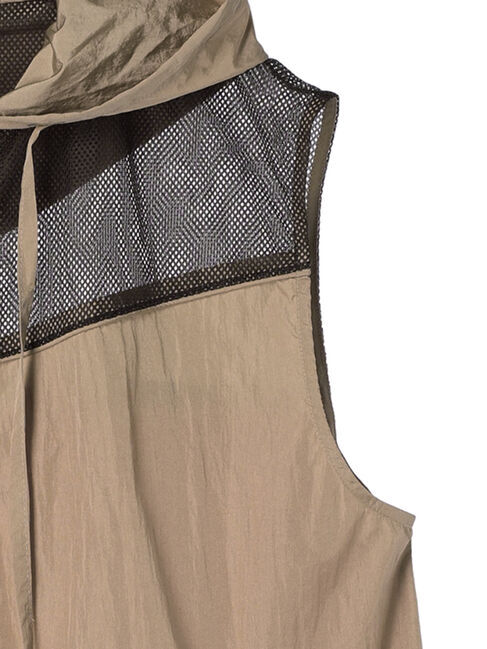 GARAGE OF GOOD CLOTHING「メッシュ切替パーカーベスト」|ベスト・ジレ|