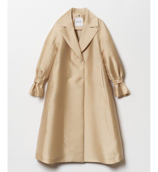 LOULOU WILLOUGHBY「【LOULOU WILLOUGHBY】シルキーダブルクロスドレスコート」|その他|
