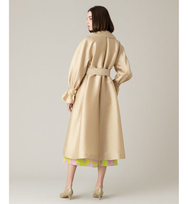 LOULOU WILLOUGHBY「【LOULOU WILLOUGHBY】シルキーダブルクロスドレスコート」|その他|