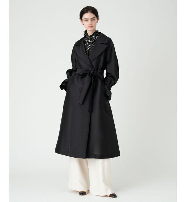 LOULOU WILLOUGHBY「【LOULOU WILLOUGHBY】シルキーダブルクロスドレスコート」|その他|