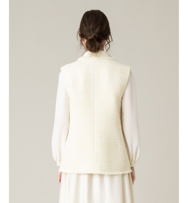 LOULOU WILLOUGHBY「【LOULOU WILLOUGHBY】ジオリカラメツイードジレ」|その他|