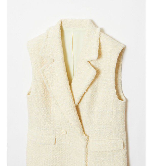 LOULOU WILLOUGHBY「【LOULOU WILLOUGHBY】ジオリカラメツイードジレ」|その他|