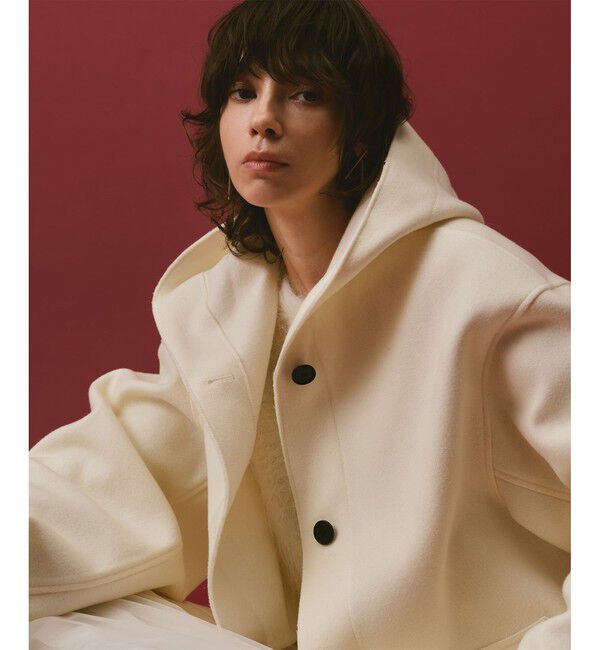 allureville「圧縮メルトンフーディコート」|その他|